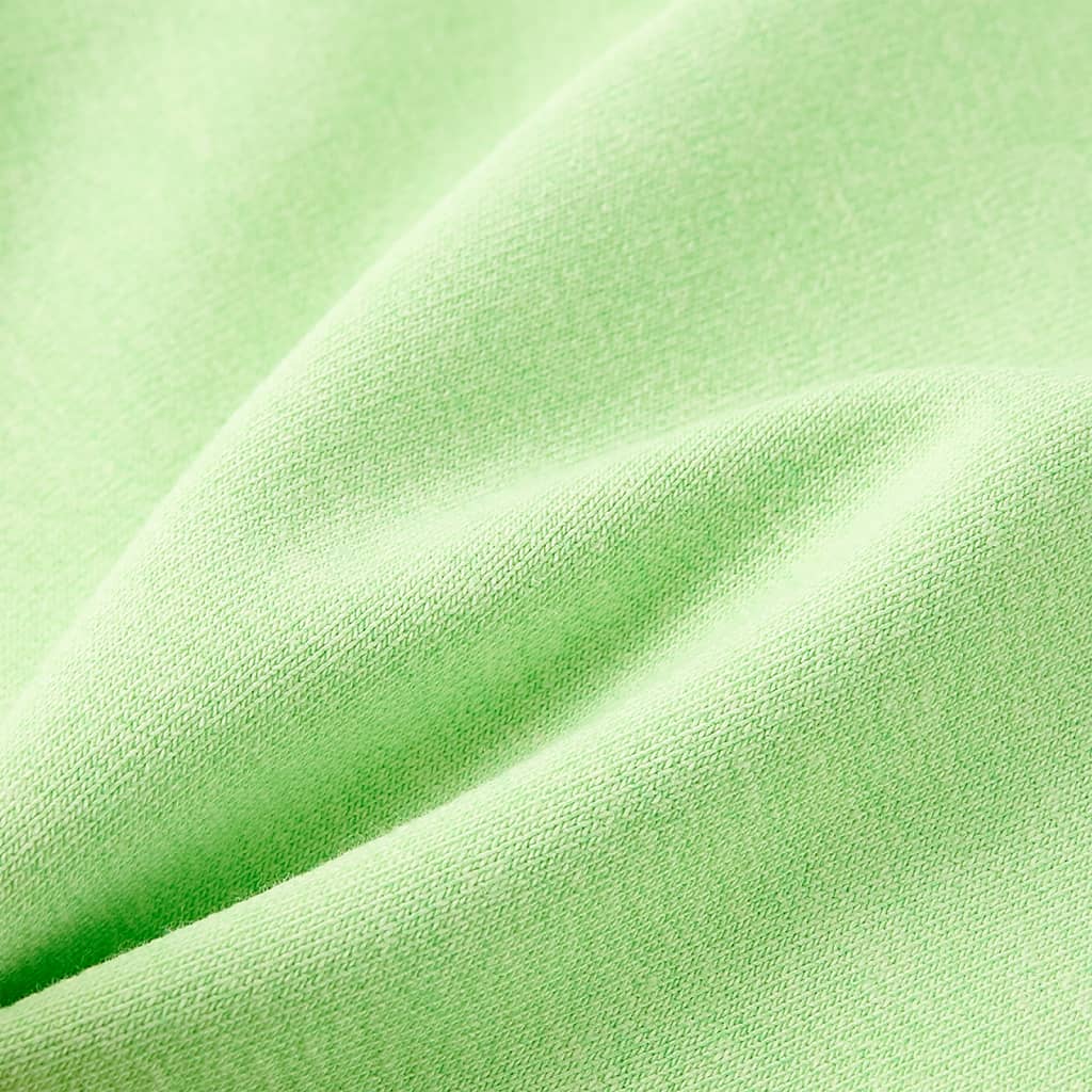 Kindershort 128 fluorescerend groen 128