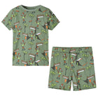 Children's short-sleeved pajamas 128 light khaki