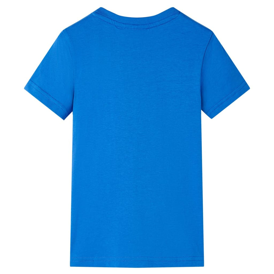 Kindershirt 104 blauw Blauw