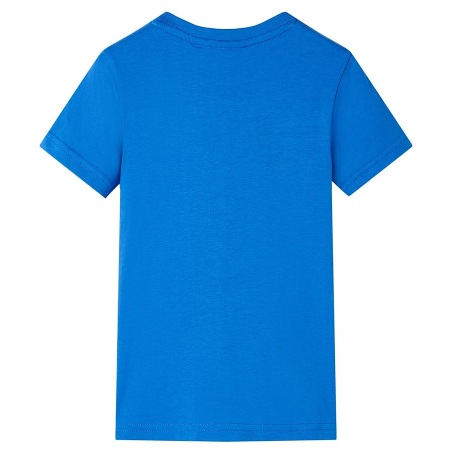 Kindershirt 116 blauw Blauw