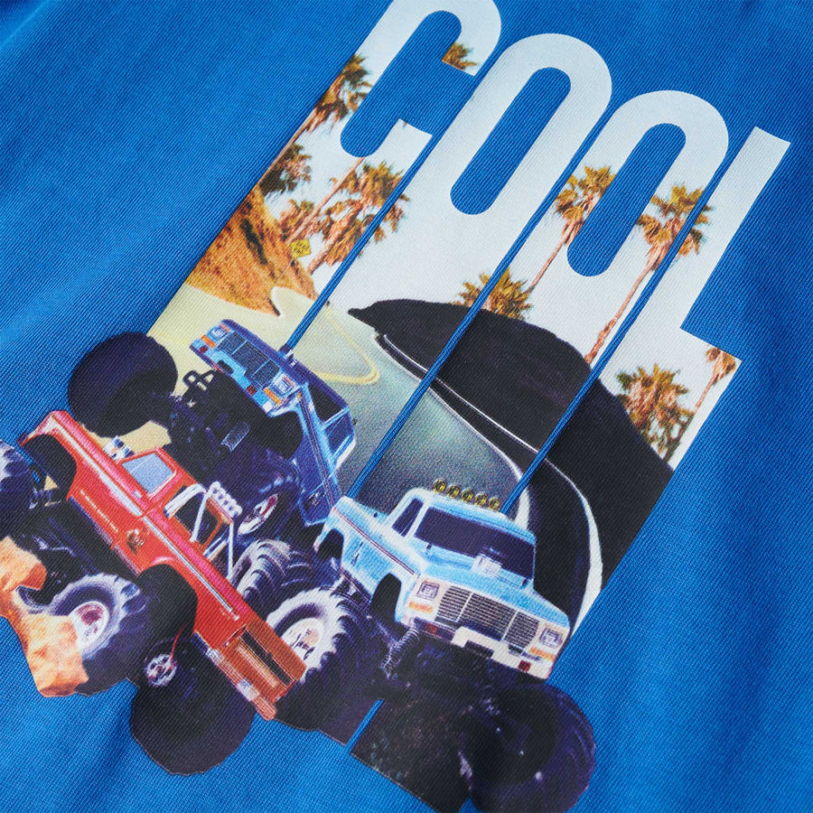 Kindershirt 116 blauw Blauw