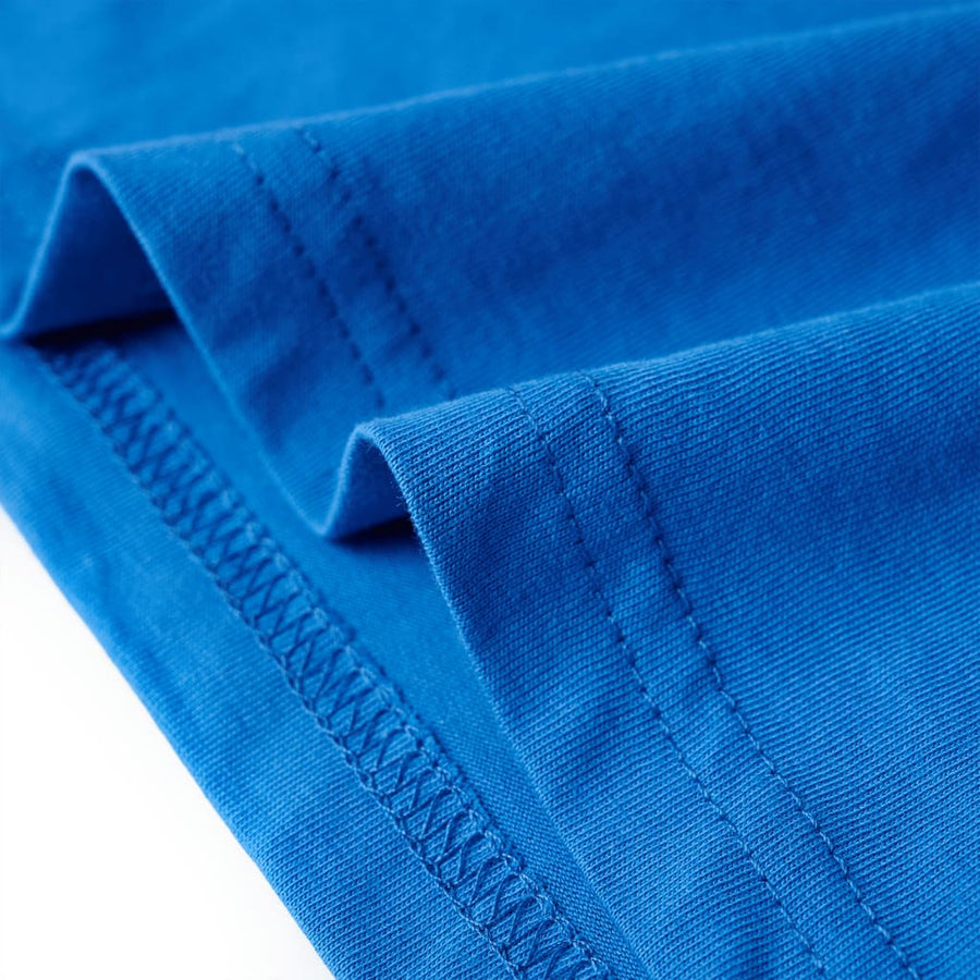 Kindershirt 116 blauw Blauw