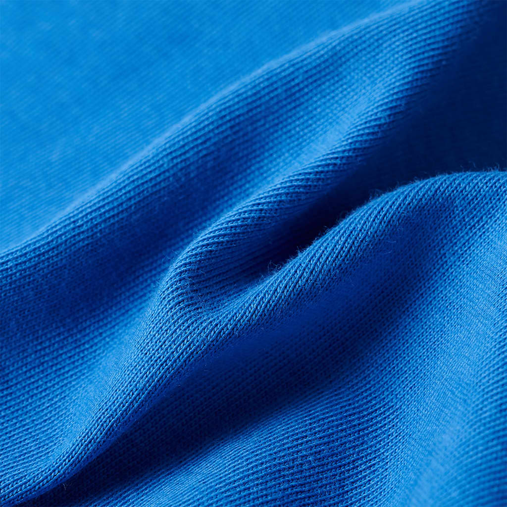 Kindershirt 128 blauw Blauw