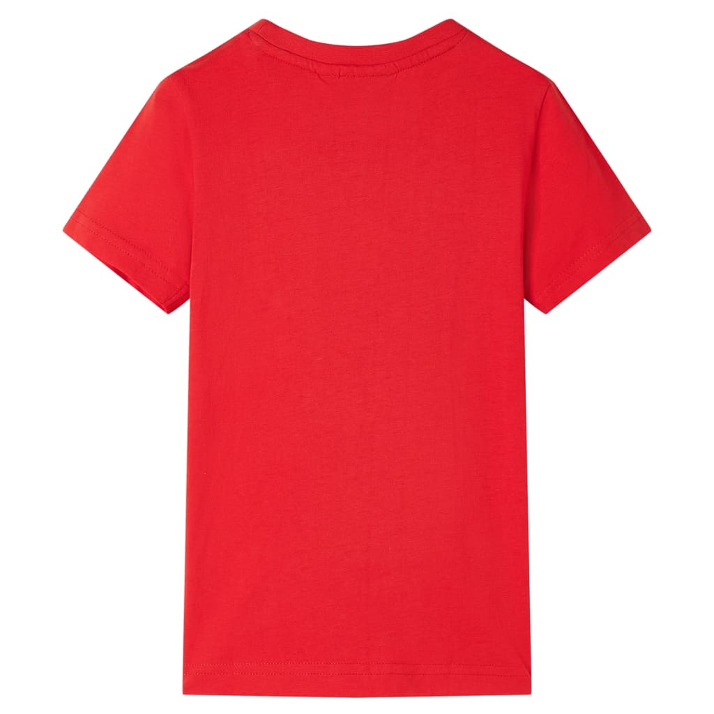 Kindershirt 104 rood Rood