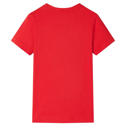 Kindershirt 104 rood Rood