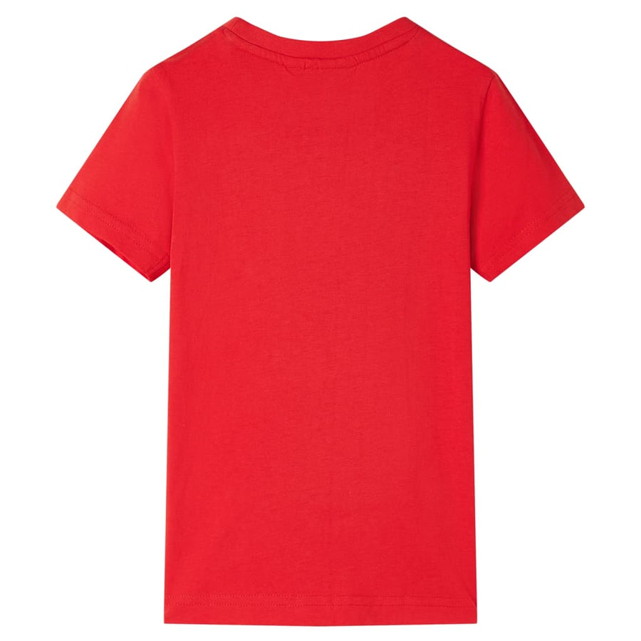 Kindershirt 104 rood Rood