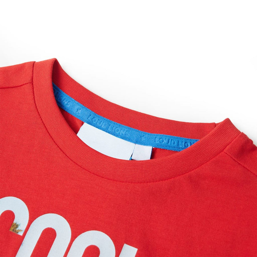 Kindershirt 104 rood Rood