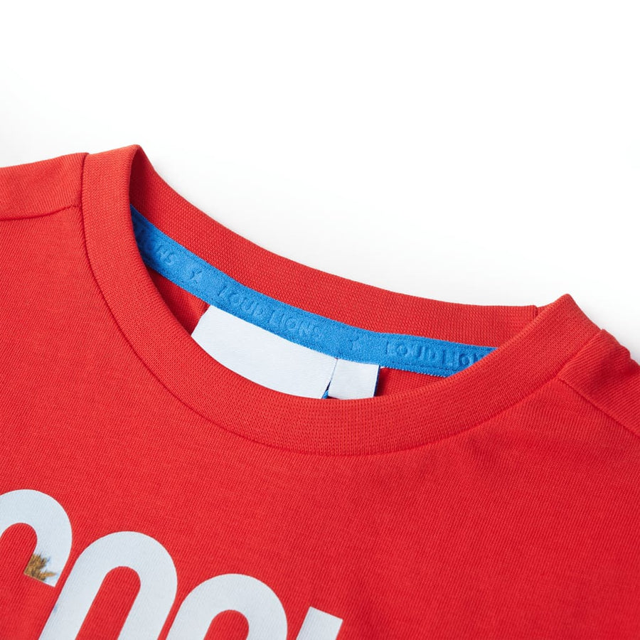 Kindershirt 140 rood Rood