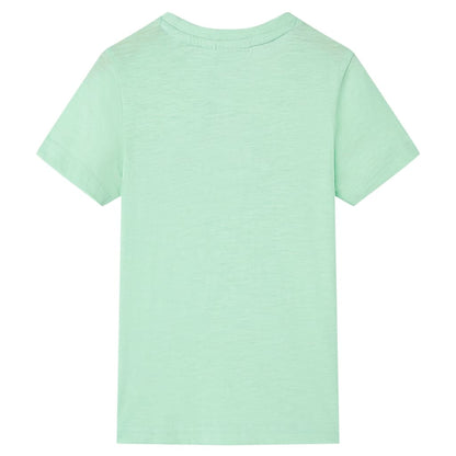 Kindershirt 128 lichtgroen