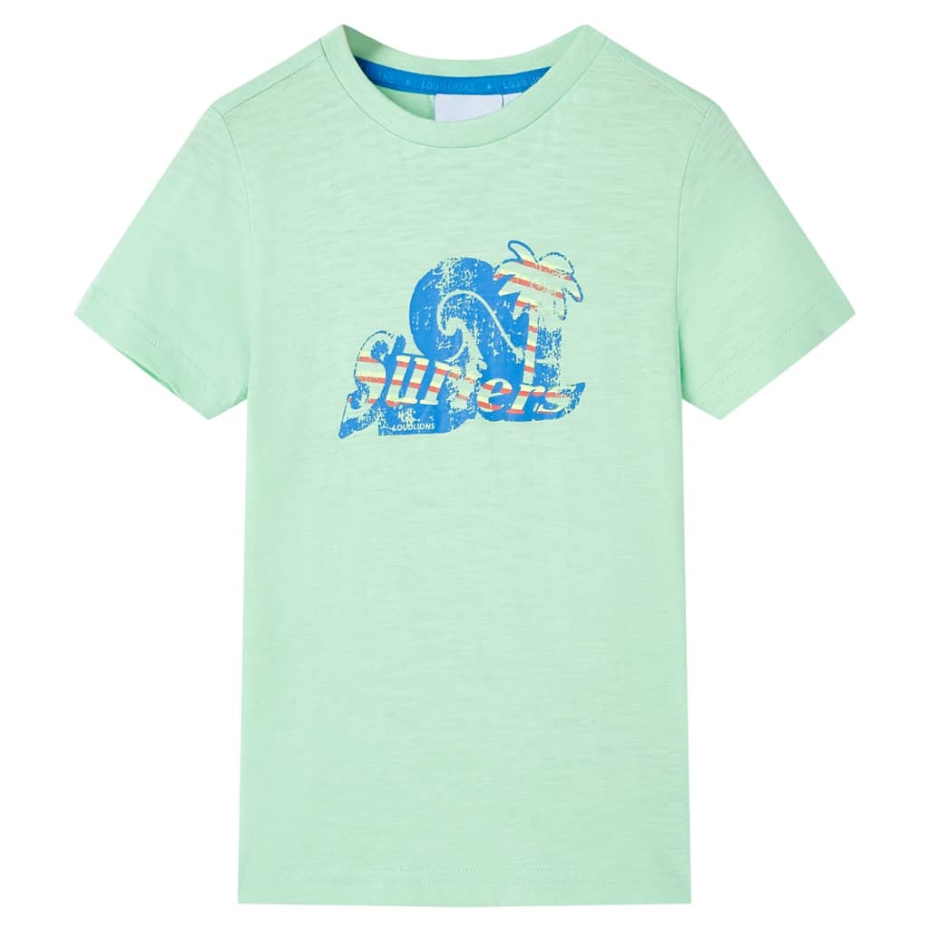 Kindershirt 140 lichtgroen 140