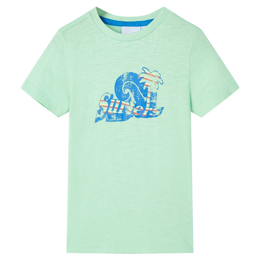 Kindershirt 140 lichtgroen 140