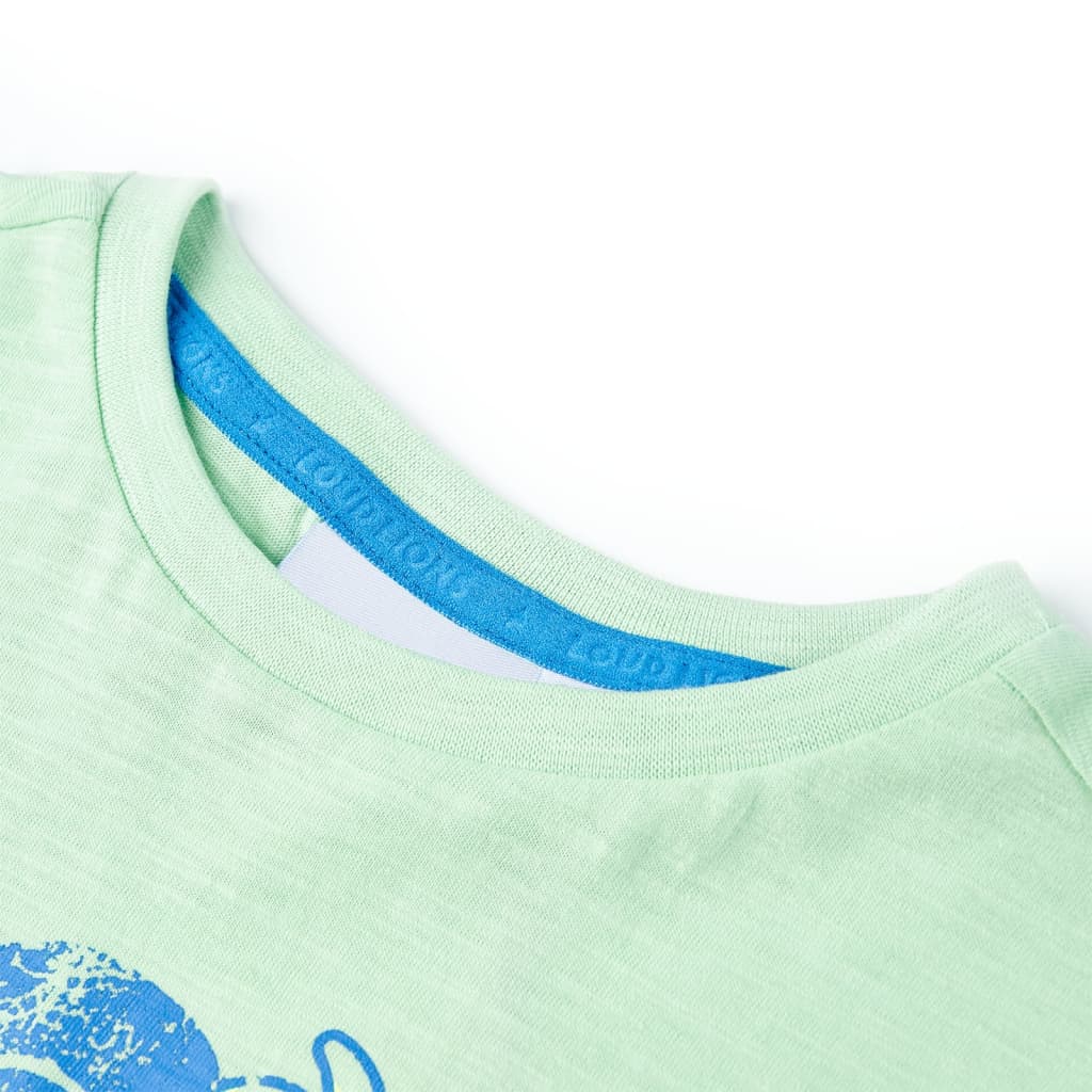 Kindershirt 140 lichtgroen 140