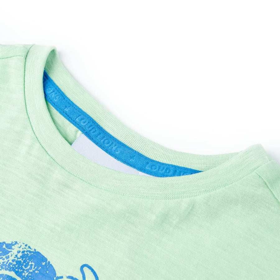 Kindershirt 140 lichtgroen 140