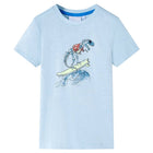Children's shirt 128 light blue