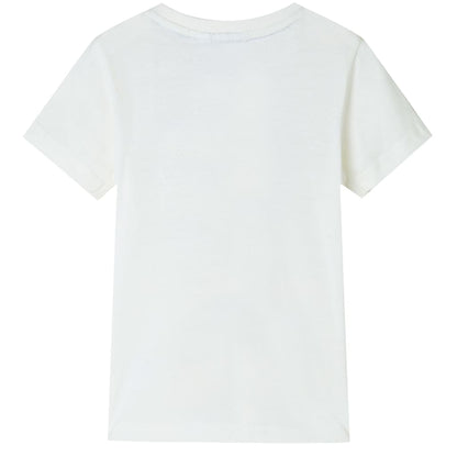 Kindershirt 128 ecru
