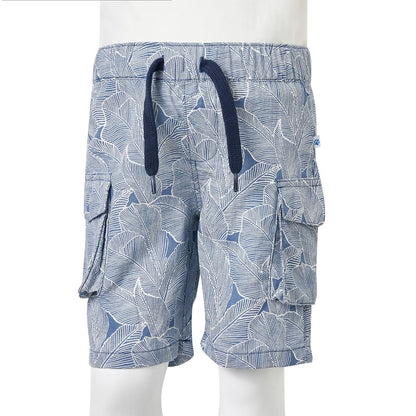 Kindershorts met trekkoord 104 donkerblauw 104