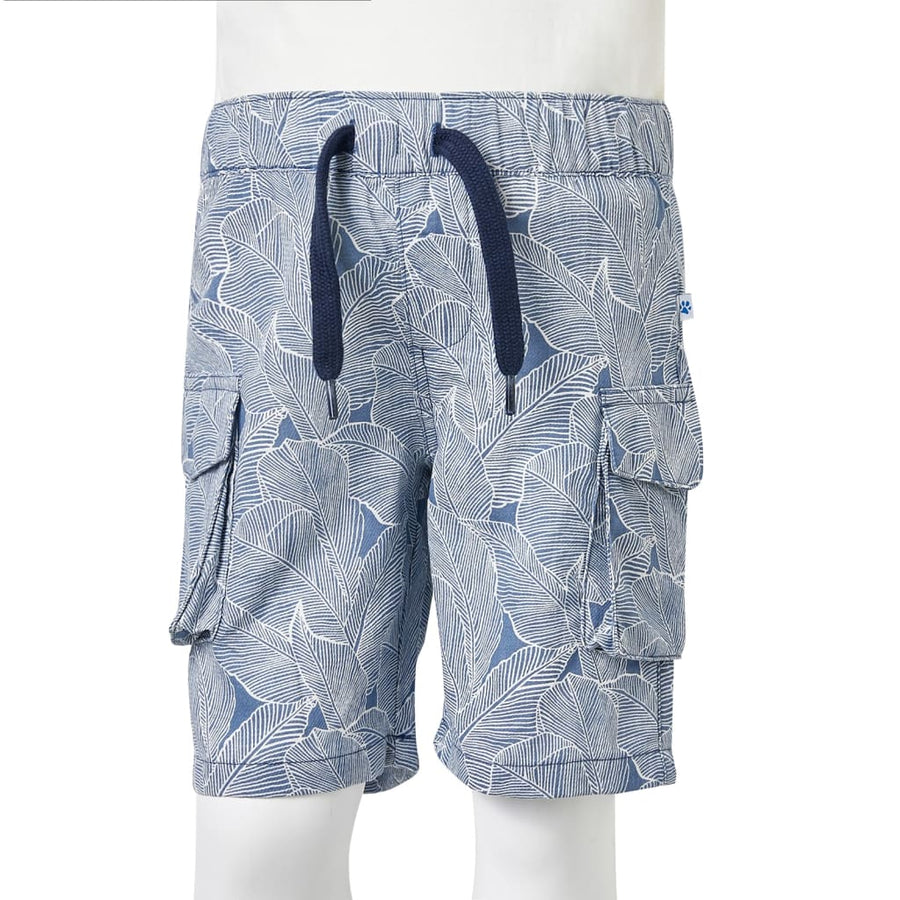 Kindershorts met trekkoord 104 donkerblauw 104