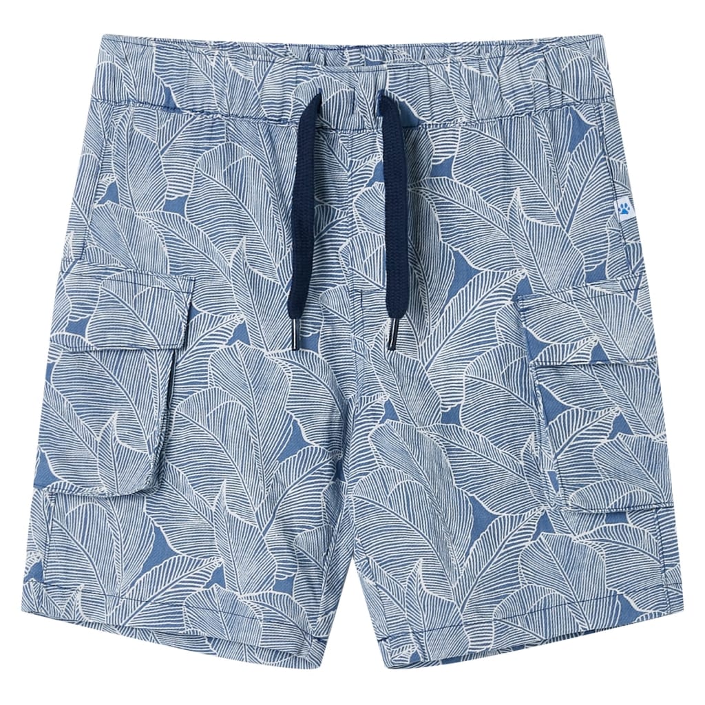 Kindershorts met trekkoord 116 donkerblauw 116