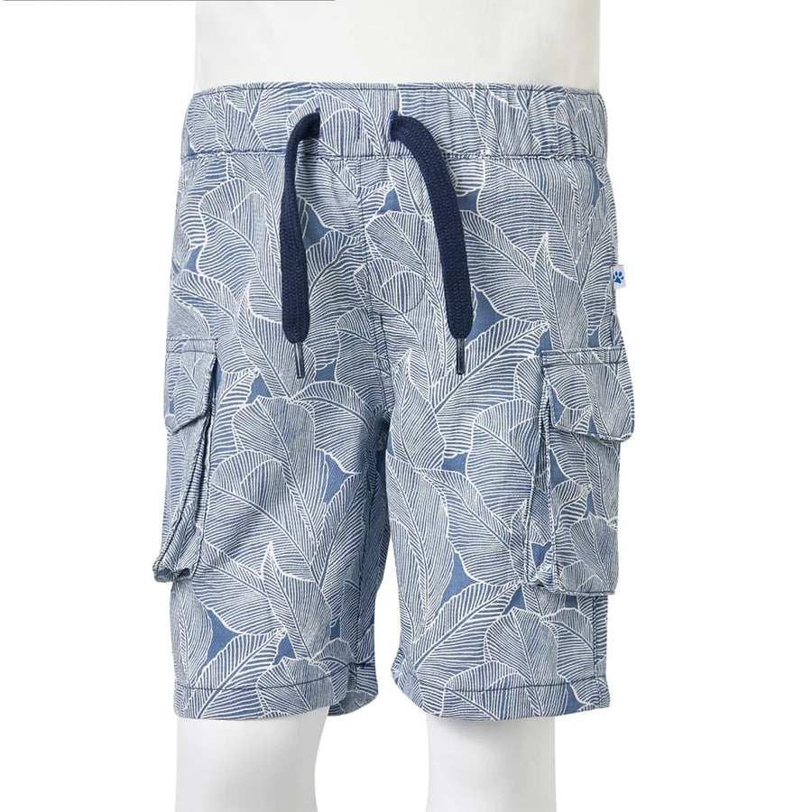 Kindershorts met trekkoord 116 donkerblauw 116