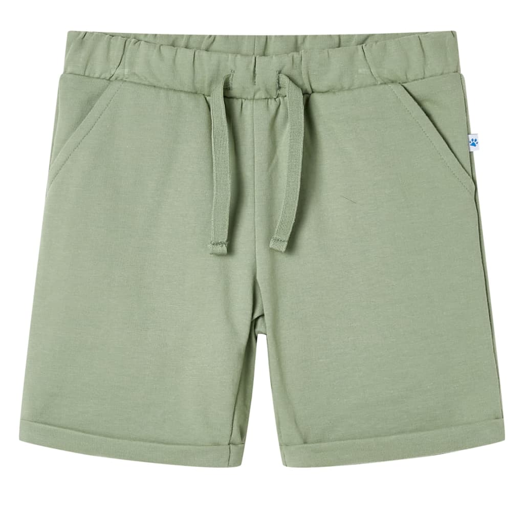 Kindershorts Met Trekkoord Lichtkaki