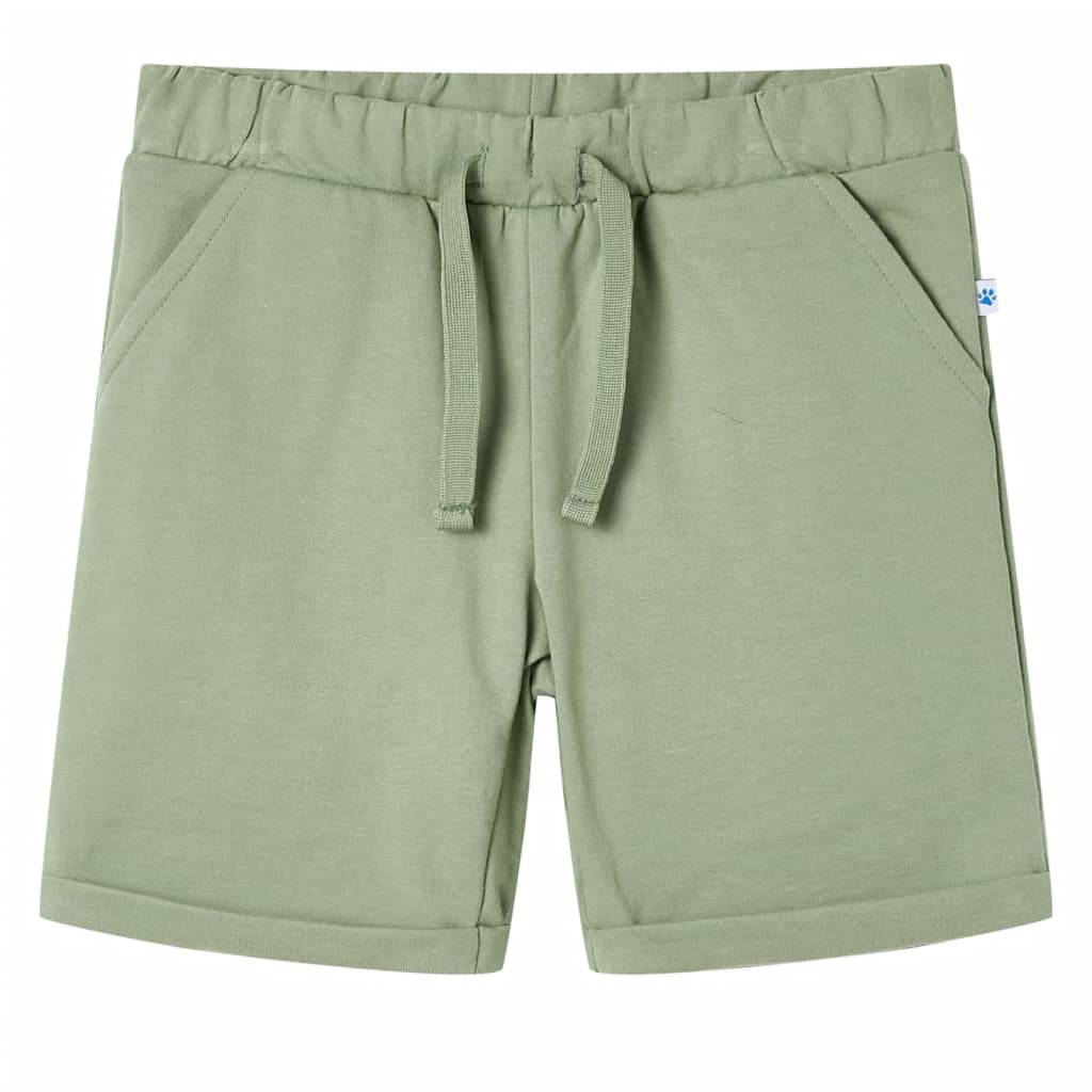Kindershorts Met Trekkoord Lichtkaki