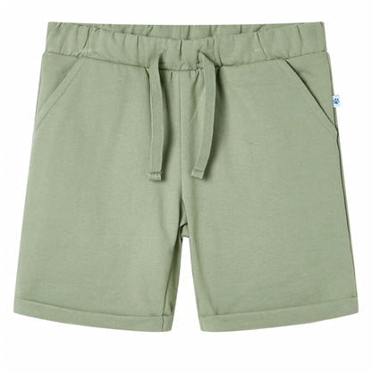 Kindershorts Met Trekkoord Lichtkaki
