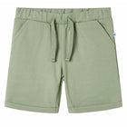 Kindershorts lichtkaki katoen polyester