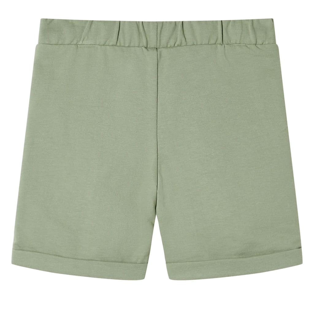 Kindershorts Met Trekkoord Lichtkaki