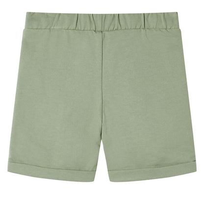 Kindershorts Met Trekkoord Lichtkaki