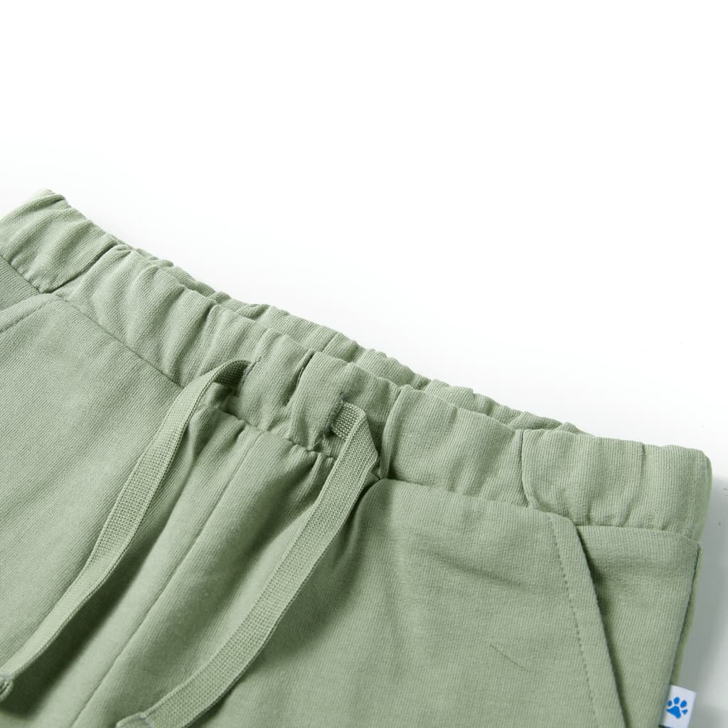 Kindershorts Met Trekkoord Lichtkaki