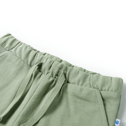 Kindershorts Met Trekkoord Lichtkaki