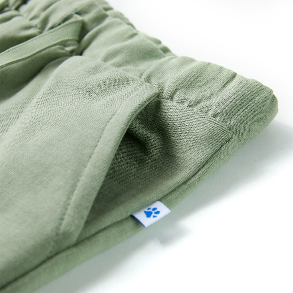 Kindershorts Met Trekkoord Lichtkaki