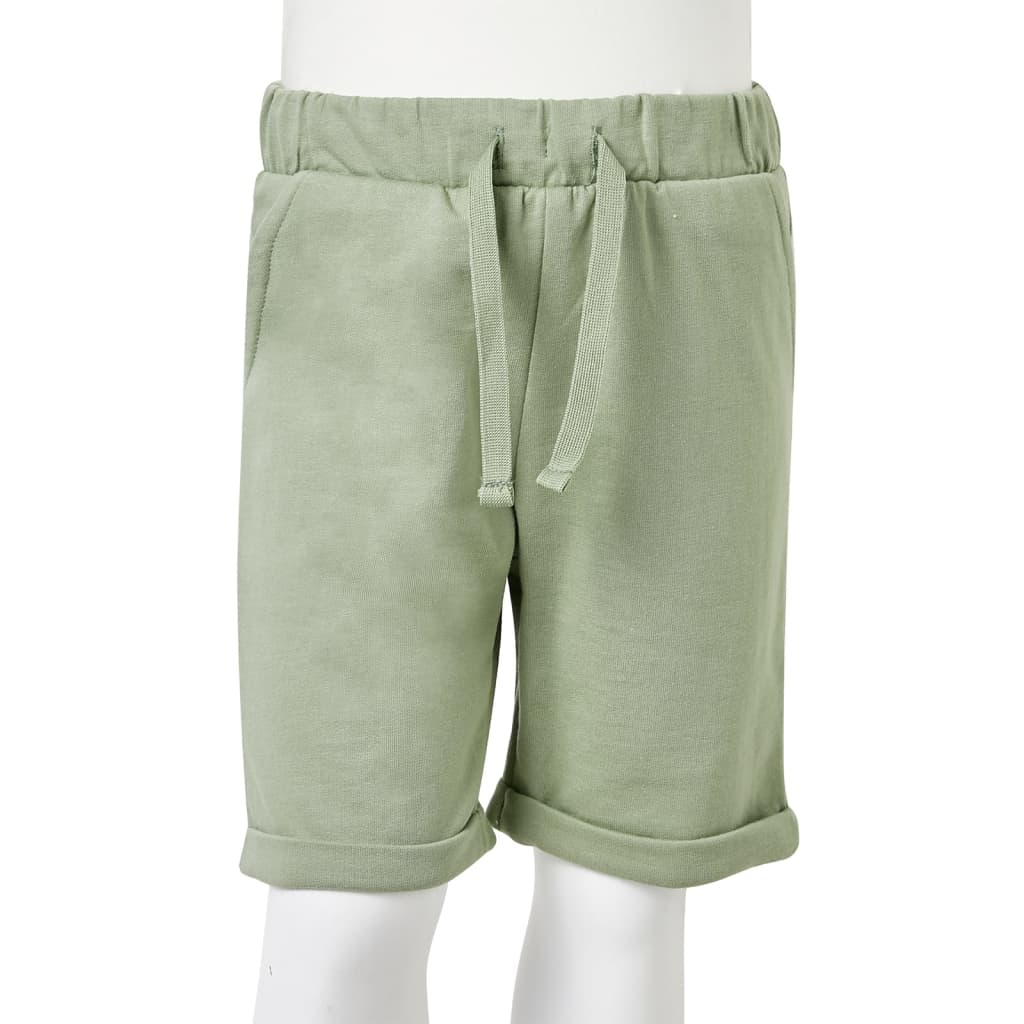 Kindershorts Met Trekkoord Lichtkaki