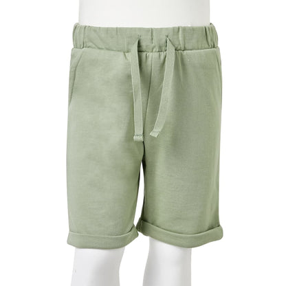 Kindershorts Met Trekkoord Lichtkaki
