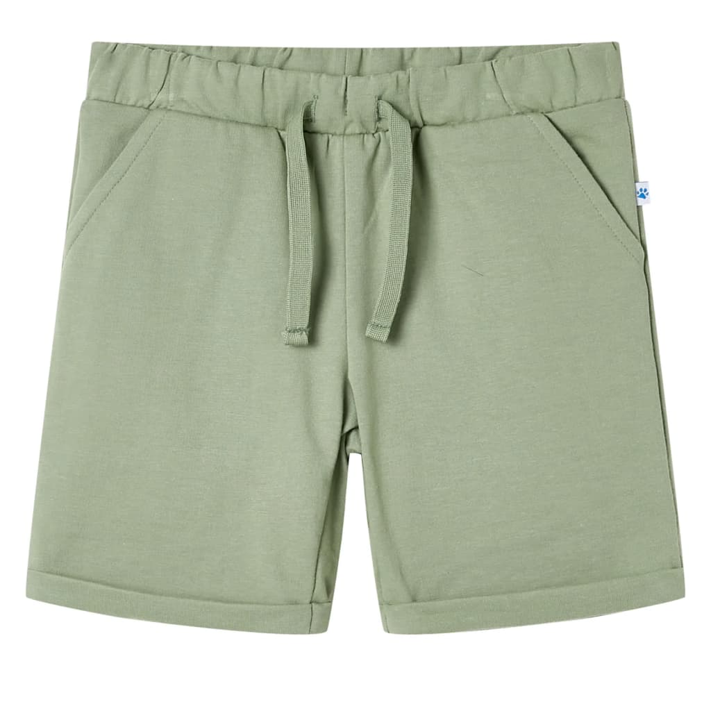 Kindershorts Met Trekkoord Lichtkaki