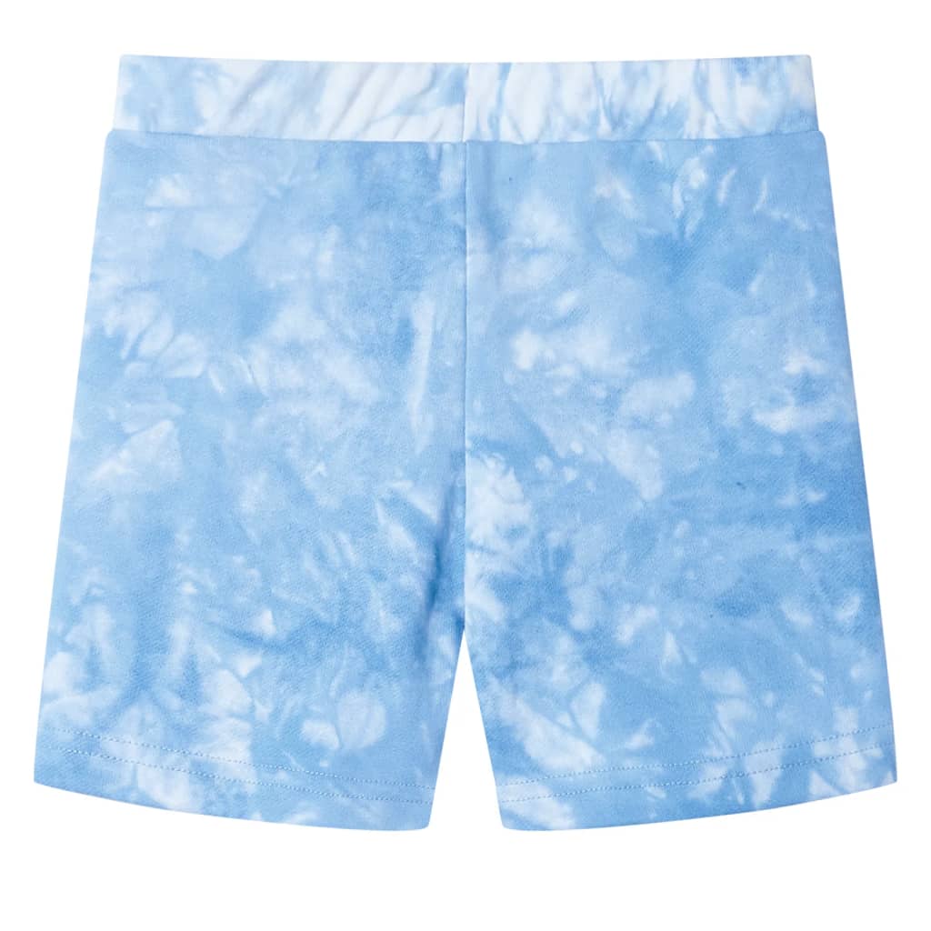 Kindershorts met trekkoord 128 zachtblauw