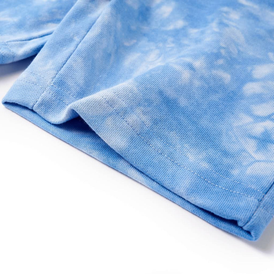 Kindershorts met trekkoord 128 zachtblauw