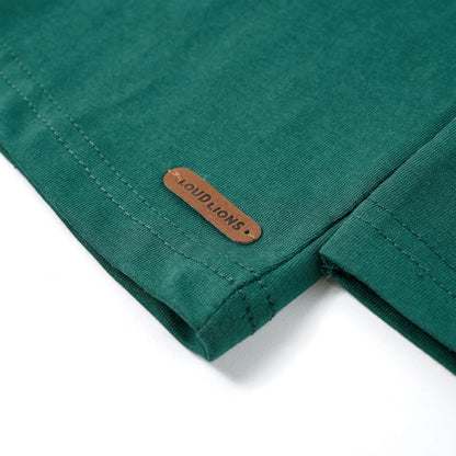 Kindershirt met lange mouwen 92 groen Groen