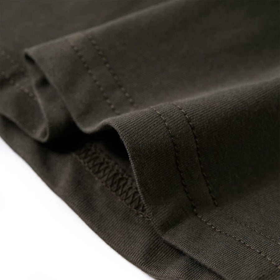 Kindershirt met lange mouwen 128 kakikleurig Kaki 128