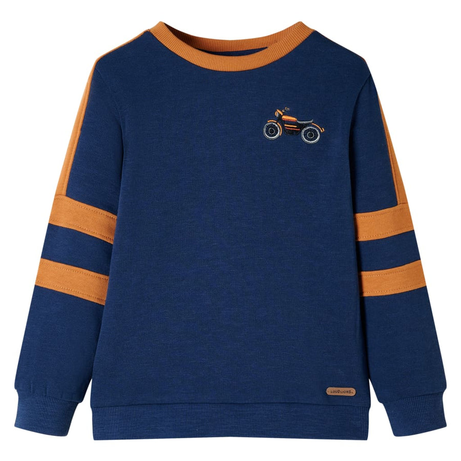 Kindertrui 92 indigo-blauw Blauw 92