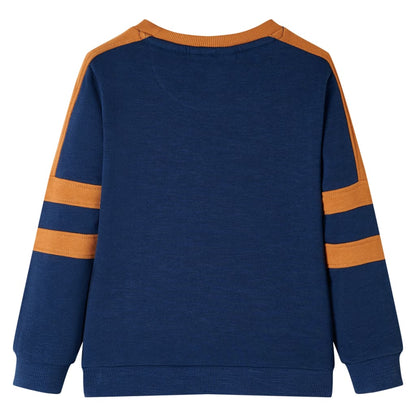 Kindertrui 92 indigo-blauw Blauw 92