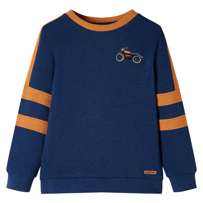 Kindertrui 104 indigo-blauw Blauw