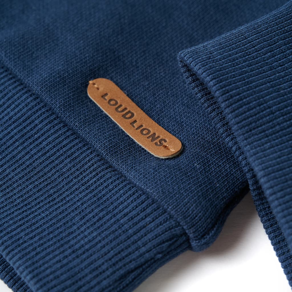 Kindertrui 104 indigo-blauw Blauw