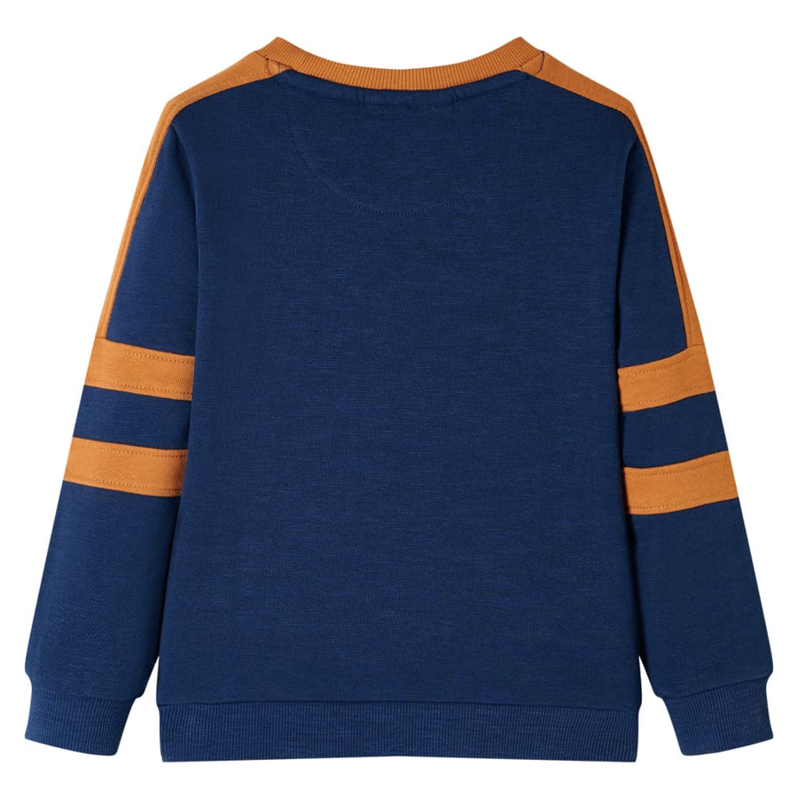 Kindertrui 116 indigo-blauw Blauw