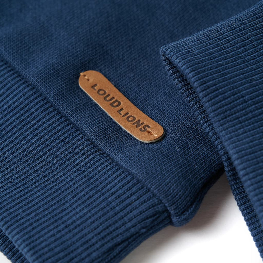 Kindertrui 116 indigo-blauw Blauw
