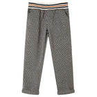 Kinderbroek 128 ecru katoenmix