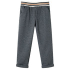 Kinderbroek 104 antraciet geruit