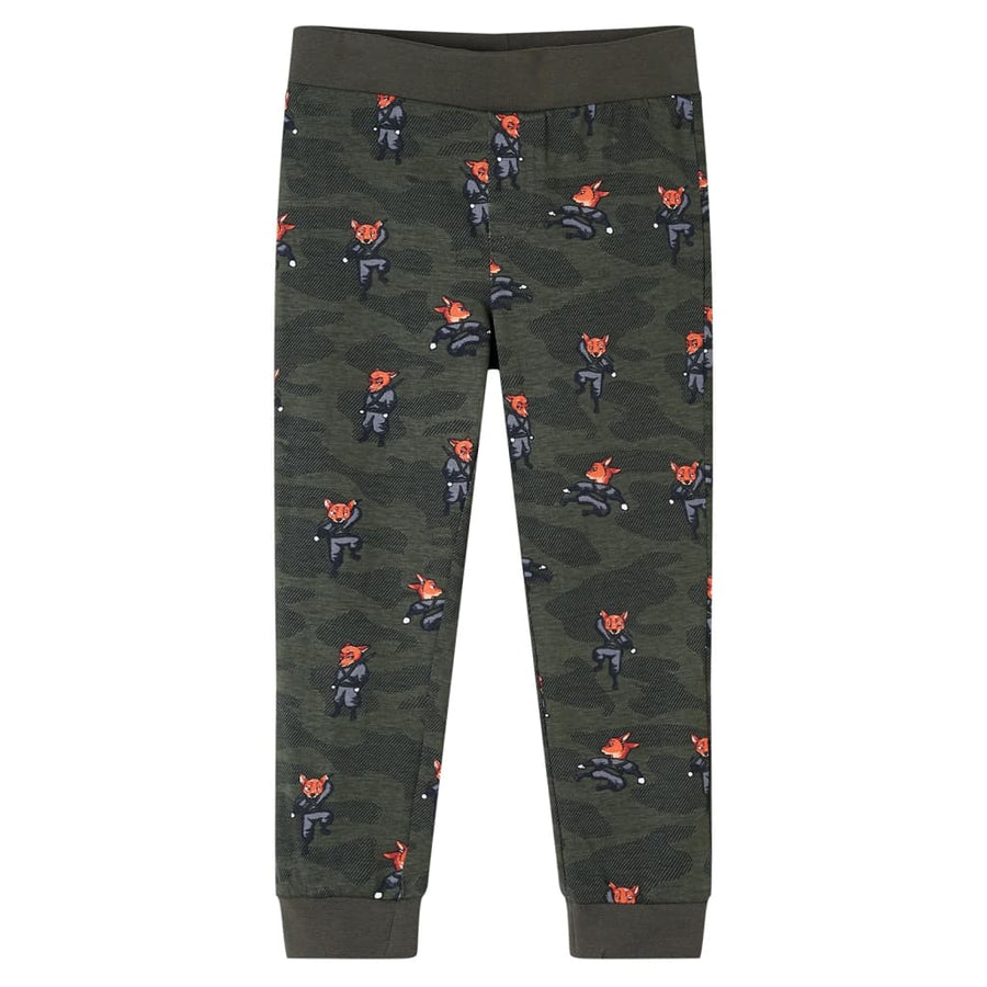 Kinderpyjama met lange mouwen 140 kakikleurig 140