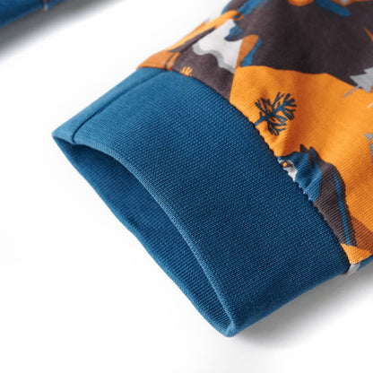 Kinderpyjama met lange mouwen 92 cognackleurig 92