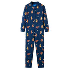 Kinderonesie 104 blauw katoen